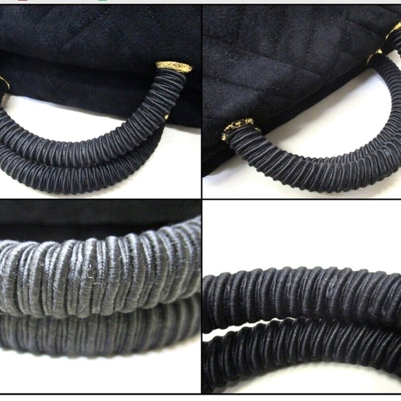 Prada Saffiano Handbag with metal and braided coil rope handles - Picture 6 of 11